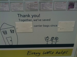 tesco recycled bags